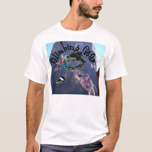 石の登山のギア Tシャツ