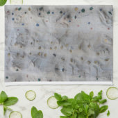 石の登山の壁 キッチンタオル (折り畳み)