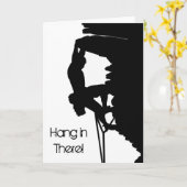 石の登山の挨拶状 カード (黄色い花)