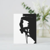 石の登山の郵便はがき ポストカード (スタンド正面)