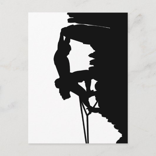 石の登山の郵便はがき ポストカード (正面)