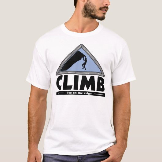 石の登山のTシャツ Tシャツ (正面)