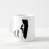 石の登山 コーヒーマグカップ (正面左)