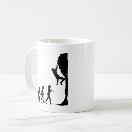 石の登山 コーヒーマグカップ (正面左)