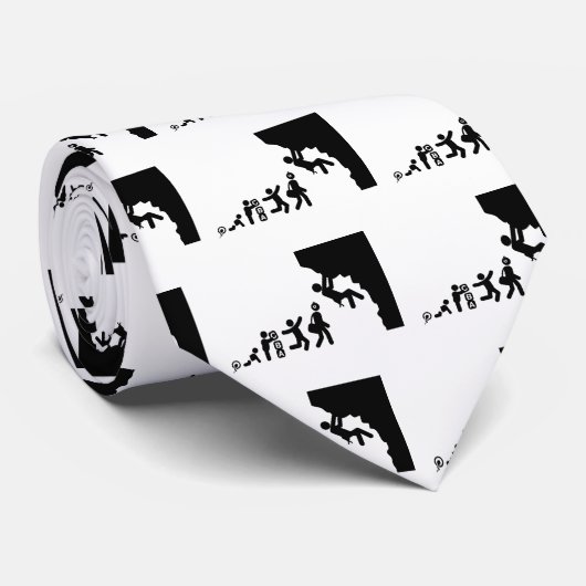 石の登山 ネクタイ (ロール)