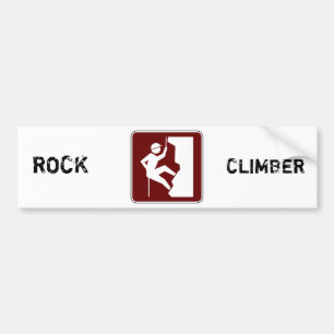 石の登山 バンパーステッカー