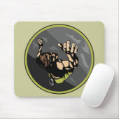 石の登山 マウスパッド (マウス)