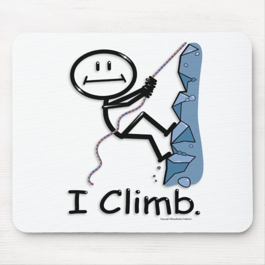 石の登山 マウスパッド (正面)