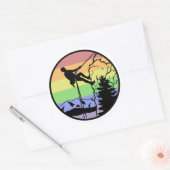 石の登山 ラウンドシール (封筒)