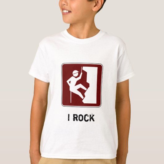 石の登山 Tシャツ (正面)