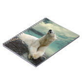 石の白い白くまのハンター ノートブック (左側)