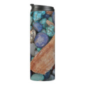 石の石カラフル石の自然な質感 タンブラー (回転右)