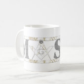 石の石大工 コーヒーマグカップ (正面左)