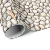 石の石畳の通路の歩道の歩道の岩 ラッピングペーパー (ロールコーナー)