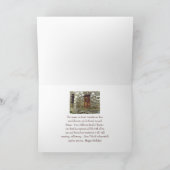 石の素朴建物と古いもののドア/美しい カード (内部)