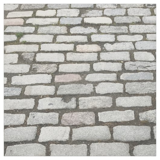 石の経路グレー石畳通り歩道 ファブリック (見本)