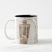 石の芸術、ユタ ツートーンマグカップ (左)