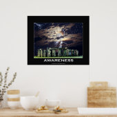 石の菱形認識度やる気を起こさせるアートポスター ポスター (キッチン)