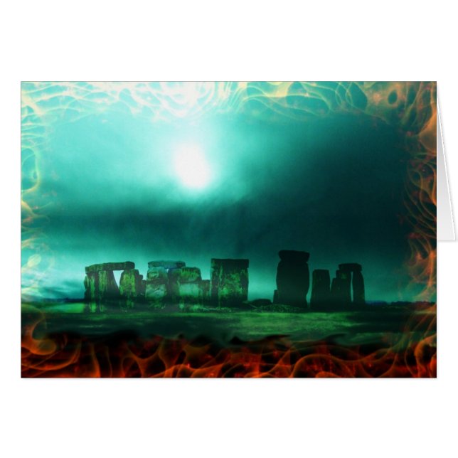 石の謎-カード (正面横)