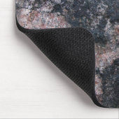 石の質のピンクがかったカスタムな文字 マウスパッド (コーナー)