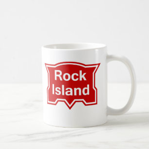 石の赤い島 コーヒーマグカップ