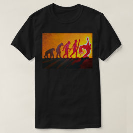 石の進化 Tシャツ