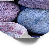 石の青い岩 ポスター (角)