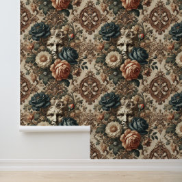 石の顔と疲れた夜 – ゴシック様式のバロック 壁紙