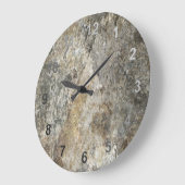 石の顔 ラージ壁時計 (傾斜)