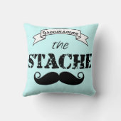 石の髭の模様 クッション (裏面)