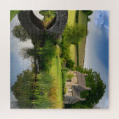 石の魅力的小屋 ジグソーパズル (横)