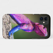 石のMwanzaの頭部の平らなAgama Case-Mate iPhoneケース (裏面(横))