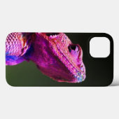 石のMwanzaの頭部の平らなAgama Case-Mate iPhoneケース (裏面 (横))