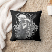 石のnロールスカル クッション (ブランケット)