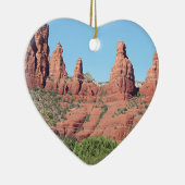 石はセドナ、アリゾナ、米国2に近づきます セラミックオーナメント (右)