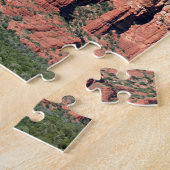 石はセドナ、アリゾナ、米国3に近づきます ジグソーパズル (側面)