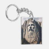 石は救い主を刻み私の岩である キーホルダー (正面左)