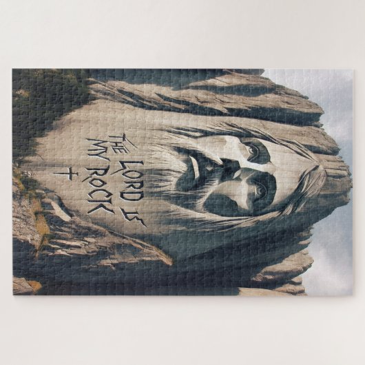 石は救い主を刻み私の岩である ジグソーパズル (横)