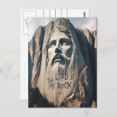 石は救い主を刻み私の岩である ポストカード (正面/裏面)