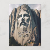 石は救い主を刻み私の岩である ポストカード (正面)
