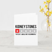 石は腎臓病と戦うことを嫌った認識度 カード (黄色い花)