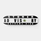 石を投げる人のデッキ スケートボード (横)