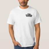 石を投げる人の沈積物のPsychの運命のTシャツ Tシャツ (正面)