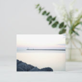 石を投げる ポストカード (スタンド正面)