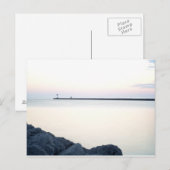 石を投げる ポストカード (正面/裏面)