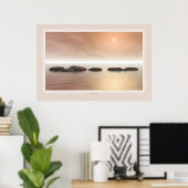 石を踏む ポスター (ホームオフィス)