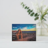 石アーチ 名刺 (スタンド正面)