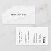 石エレガントミニマル質感モダンプロフェッショナル 名刺 (正面/裏面)