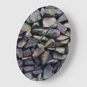 石カラフル壁時計 ラージ壁時計 (傾斜)