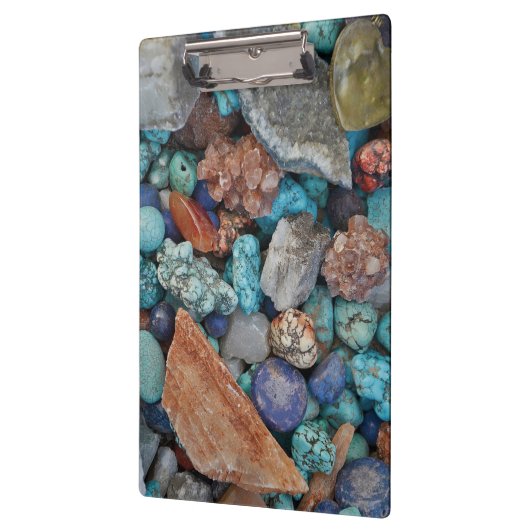石カラフル石の石の石の自然なテクスチャ灰色 クリップボード (左)